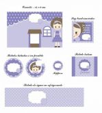 Kit festa personalizada - Menininha
